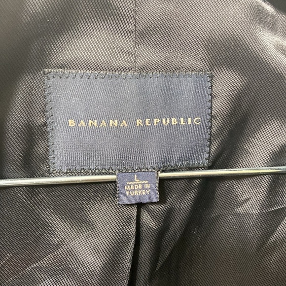 Banana Republic Double Breasted Men’s Peacoat (Black, Size L) - Picture 3 of 14